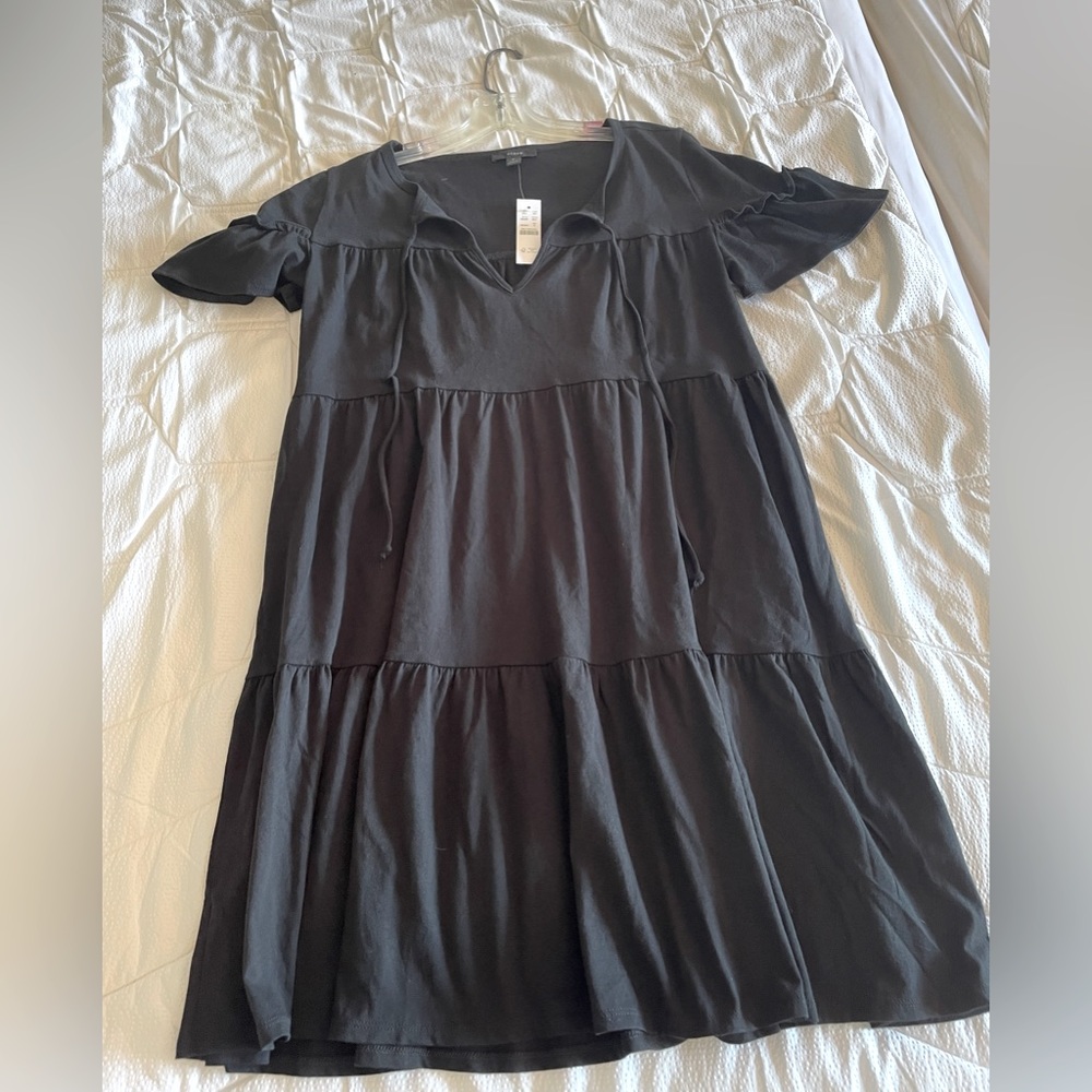 J Crew dress flutter sleeve t-shirt dress